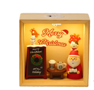 <span class=keywords><strong>Cadre</strong></span> <span class=keywords><strong>photo</strong></span> vertical éclairé par LED, <span class=keywords><strong>cadre</strong></span> <span class=keywords><strong>en</strong></span> <span class=keywords><strong>verre</strong></span> transparent double face, <span class=keywords><strong>cadre</strong></span> <span class=keywords><strong>en</strong></span> bois <span class=keywords><strong>3D</strong></span> créatif, veilleuse - Product Image 4