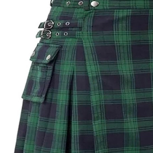 Kilt de Alta Calidad para Hombre, Kilt Tradicional Escocés con Tartán de las Highlands, Kilt Unisex, Precio al por Mayor, Servicio OEM - Product Image 3