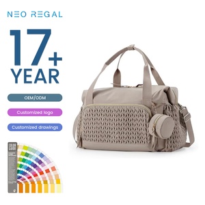 Bolsas de pañales para bebés personalizadas, bolsa <span class=keywords><strong>impermeable</strong></span>, portátil, de alta capacidad, para uso en cochecito de bebé, bolsa para mamá - Product Image 1