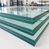 Verre trempé laminé transparent de haute qualité pour garde-corps d'escalier, balustrade de sécurité pour escalier de villa intérieur et balcon