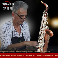 Manufacturer Wholesale Retail Comfortable Keys Eb Professional High Grade Woodwind Instrument X8 Alto Saxophone