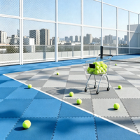 Dalles de sol de gym en PVC emboîtables de 5 mm, tapis de fitness antidérapant et imperméable, résistant à l'usure, en cuir