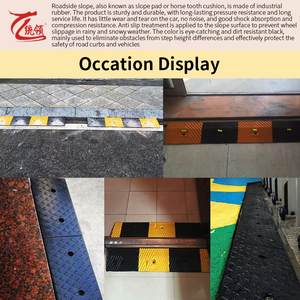 Nhiệm vụ nặng nề xe dốc ngưỡng cao su lề đường dốc cho đường lái xe Xe Xe tải xe lăn 160mm Chiều cao - Product Image 5