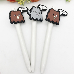 Facteur <span class=keywords><strong>pas</strong></span> <span class=keywords><strong>cher</strong></span> fournitures stylo fille coeur mignon dessin animé neutre stylo aiguille 0.5mm noir <span class=keywords><strong>étudiant</strong></span> stylo saison avec Logo personnalisé - Product Image 2
