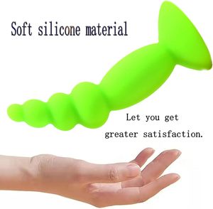 Dilatador Anal Flexible de Silicona, Tapón Anal de Succión Fuerte y Masturbador de Masaje de Próstata Vaginal Diseñado para Hombres - Product Image 5
