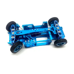 1/28 Mini Rc Auto Cnc Metal Upgrade Frame Assembly Chassis