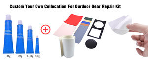 Colle adhésive silicone transparente WBG pour étanchéité des coutures, flexible, durable, imperméable, kits de réparation de coutures pour équipement de plein air - Product Image 5