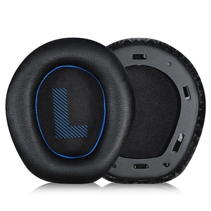 แผ่นรองหูสำหรับ <span class=keywords><strong>JBL</strong></span> <span class=keywords><strong>QUANTUM</strong></span> 100แผ่นรองหูประสิทธิภาพ Q100แผ่นรองหูฟังที่มีการแยกเสียงรบกวนเมมโมรี่โฟมหนังโปรตีนเนื้อนุ่ม - Product Image 3