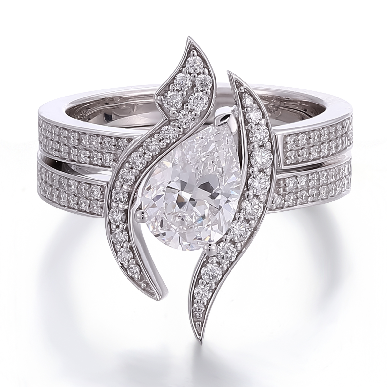 แหวนเพชรแล็บทองคำแท้ 14K