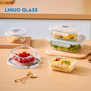 Silicook Lot De 3 Bocaux En Plastique Transparent De Forme Carrée Pour Aliments Secs, épices, Légumes, Ingrédients Et Plus Encore (M