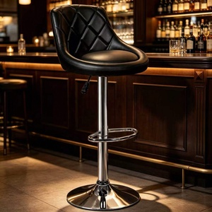 Tabourets de bar modernes et minimalistes, chaises de comptoir de caisse, chaises à dossier réglables en hauteur, tabourets de bar pour la maison, tabourets de bar - Product Image 1