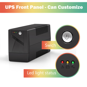 Système UPS (450VA/650VA/800VA/1000VA) | 6-8 prises, AVR, protection contre les surtensions | Sauvegarde silencieuse <span class=keywords><strong>PC</strong></span>/WiFi | Alerte d'état <span class=keywords><strong>de</strong></span> la <span class=keywords><strong>batterie</strong></span> - Product Image 3
