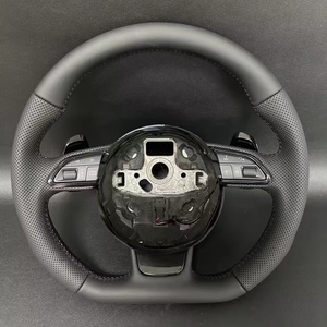<span class=keywords><strong>Volante</strong></span> de Cuero para Coche <span class=keywords><strong>Audi</strong></span> S3 8P S4 B8 S5 S6 S7 S8 A3 8V A3 8P <span class=keywords><strong>A4</strong></span> B8 A5 B8 A6 C7 A7 C7 A8 D4 - Product Image 1