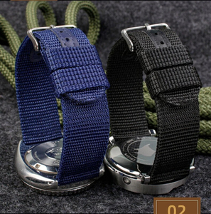 Bracelet de montre en nylon à libération rapide Upro Classic Ballstic 18 20 22 24 mm, bracelet de montre sport en toile verte premium pour smartwatch - Product Image 2