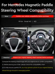 แป้นเปลี่ยนเกียร์แม่เหล็กคาร์บอนไฟเบอร์ TDD สำหรับ Smart 451 453 Fortwo - Product Image 3