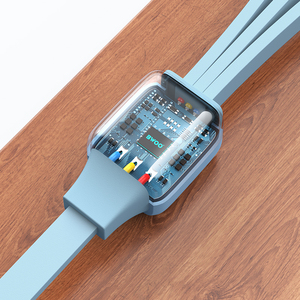 Bwoo 6A Telescopic <span class=keywords><strong>USB</strong></span> Cable TPE chất liệu đa chức năng 3 trong 1 có thể thu vào <span class=keywords><strong>USB</strong></span> sạc cáp - Product Image 4