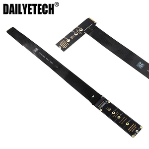 Adaptador de Tarjeta Riser para SSD, Cable de Extensión <span class=keywords><strong>PCIE</strong></span> 4.0 M.2 M Key NVME para SSD M.2 PCI-e <span class=keywords><strong>M2</strong></span> NGFF <span class=keywords><strong>SATA</strong></span> 2230 2242 2260 2280 - Product Image 3