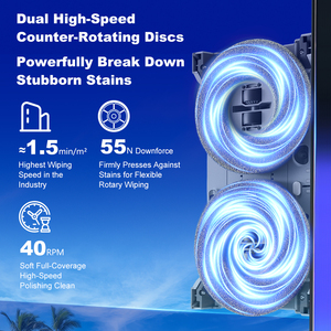 Robot Window Cleaner Liectroux G8, High-speed, 2-way Water Spray, Ultra-thin Cleaner, Glass Washer,<b>dry</b>& Wet <b>Mop</b> Robot Window - Product Image 3