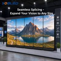 Affichage LED d'intérieur P1.53 4K 640x1920mm 1000 Nits Écran publicitaire pour magasins de détail