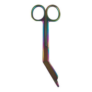 Ciseaux à pansement Lister enduits de couleur arc-en-ciel Ciseaux à pansement de haut niveau de Delta Med Surgical - Product Image 1