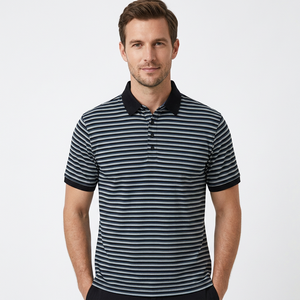 Camisa Formal de Manga Corta para Hombre, Nueva Llegada, Alta Calidad, Tejido de Rizo de Algodón, Diseño con Cuello, Transpirable y Antiarrugas - Product Image 1