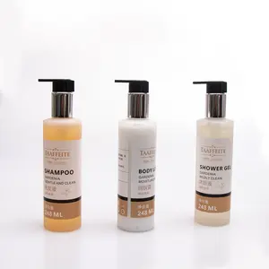 Premium-Hotel-Annehmlichkeiten Hotel Badezimmer Toilettenartikel-Set 248 ml Badezimmer Duschgel Körperlotions-Set