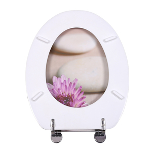 Bofan Bois Moulé UV nouveauté occidentale couleur Privé fleurs fraîches Personnalisées impression portable sièges de toilette - Product Image 6