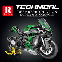 Reobrix Usine En Gros DIY Jouet Cool Modèle Blocs de Construction Pour Moto Modèle Construction Briques Pour Enfants