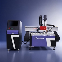 Machine de gravure et de marquage laser à fibre optique CNC haute vitesse pour grande surface, pour le retrait de revêtements et le sablage du verre, modèle AK1212F