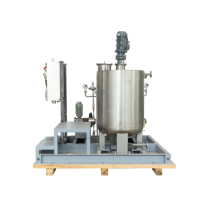 Système de pompe doseuse monté sur châssis, en promotion, avec réservoir de stockage en acier inoxydable, débit et pression en option, livraison complète