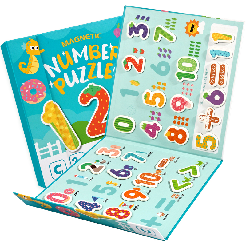 Montessori Digital Puzzle Book Educational Toys