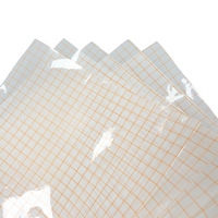 Rollo de cinta adhesiva de transferencia de vinilo, transferencia de rejilla de vinilo transparente de baja adherencia para vinilo cortado de plotter