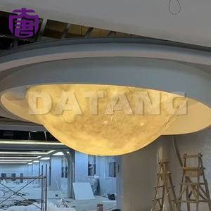 Lámpara con motivo semiesférico de fibra de vidrio para festivales y decoración exterior, luces LED impermeables IP65 para parques y jardines - Product Image 5