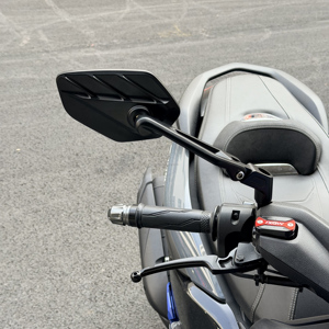 Espejo Retrovisor Convexo (Gran Angular) de Aluminio para Motocicleta SHENAO, para Yamaha <span class=keywords><strong>Mio</strong></span>/Fazzio/Grand Filano, Colocación Superior Ajustable - Product Image 4