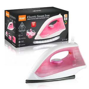 Plancha de Vapor Eléctrica de 1000W con Suela de Acero Inoxidable, Calentamiento Profesional, Uso Doméstico, Colores Morado, Azul y Rosa - Product Image 3