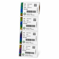 Étiquette de sécurité holographique inscriptible et imprimable pour la traçabilité des filtres et consommables de remplacement d'appareils électroménagers