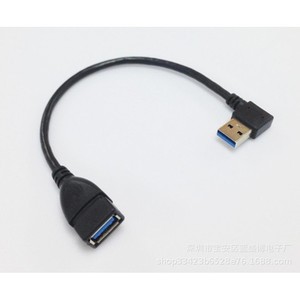 Adaptador USB Usb3.0, Cable de extensión de ángulo recto de 90 grados macho a hembra para dispositivos periféricos de computadora - Product Image 4