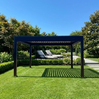 Pergola extérieure en aluminium sur mesure Sweet Home, de haute qualité, robuste, abri de patio facile à installer, revêtement poudré pour jardin