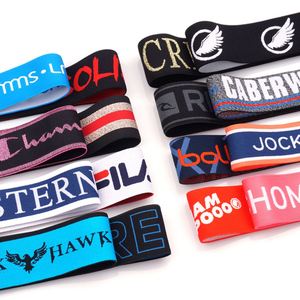 Jacquard Ribbon Trim <b>Webbing</b> Elastic Bands/Tapes Spandex/Nylon Material for Shoes Garments Home Textiles Bags Underwear OEM/ODM - Product Image 5