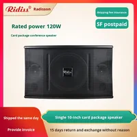 Haut-parleur audio multimédia TDK810 rectangulaire simple de 10 pouces 120W pour KTV, salle privée, conférence, danse, formation et maison