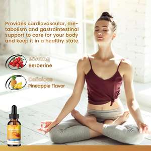 OEM organico berberina liquido gocce integratore curcuma Ceylon cannella melone amaro senza zucchero vegano senza dosaggio di liquido orale - Product Image 6