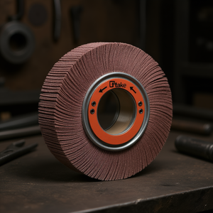 แผ่นขัดแบบมีรู คอรันดัม ขนาด 165x50x54 มม. ความละเอียด 240 กริต สำหรับงานเจียรและขัดเงา - Product Image 3