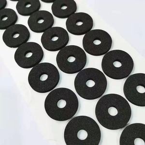 OEM Molded Eva Thin Flat square Rectangle Flat <b>Rubber</b> Adhesive Gasket - Product Image 2