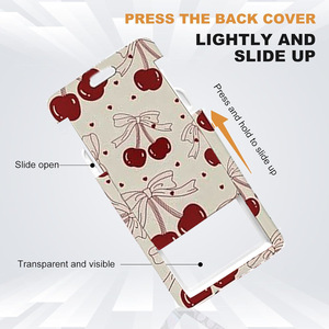 Student <b>ID</b> card/meal card protective cover, ABS retractable <b>ID</b> card, vertical design, double-sided UV printing, embossed gloss, - Product Image 2