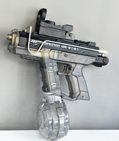 Pistolet à eau électrique UZI simulé haute puissance avec fonction d'éclairage Nouveaux jeux de bataille automatiques de jouets en plein air pour les enfants