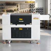 Machine de découpe et gravure laser CO2 6040, découpeuse laser CNC de bureau 600x400mm 60-100W pour bois, acrylique, verre, plastique, contreplaqué, IA