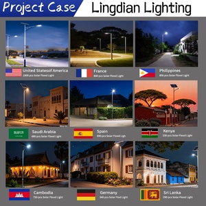 <span class=keywords><strong>Projecteur</strong></span> <span class=keywords><strong>solaire</strong></span> LED haute luminosité 100W 200W 300W pour jardin, maison, parc, route - Product Image 3