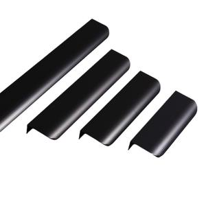 Manopole per armadio in stile americano con manico lungo nascosto nero senza pugno - Product Image 5