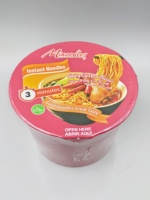 Minoodles Brand 94g Bowl Instant Noodles Halal US EU Market Dried Low-Fat Healthy Bulk Instant Ramen Accept OEM/ODM DDP