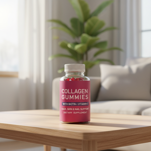 เยลลี่คอลลาเจนอะคอร์<span class=keywords><strong>น</strong></span>วีลพร้อมไบโอติ<span class=keywords><strong>น</strong></span>วิตามิ<span class=keywords><strong>น</strong></span>สำหรับผู้ใหญ่ หลายสี 60 เม็ดต่อขวด (ขายส่ง) - Product Image 6